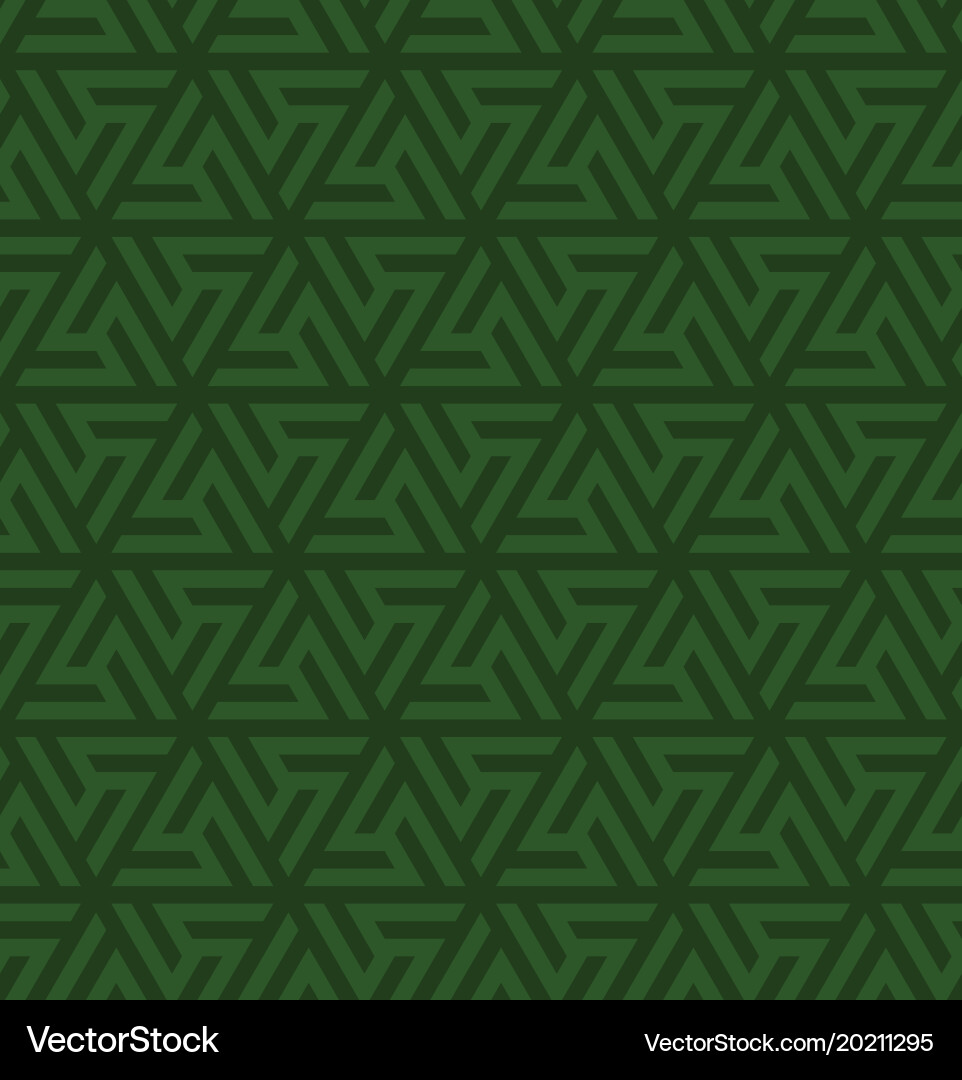 Pattern of a triangular ornament vector image