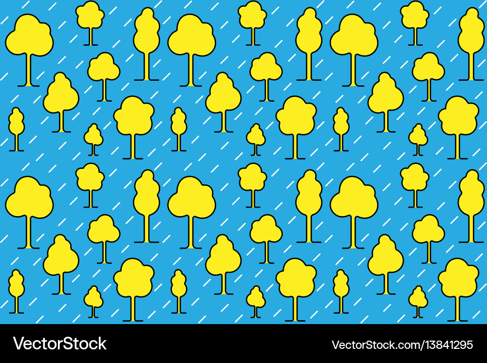 Simple pattern or background with trees Simple pattern or background with trees Vector Image