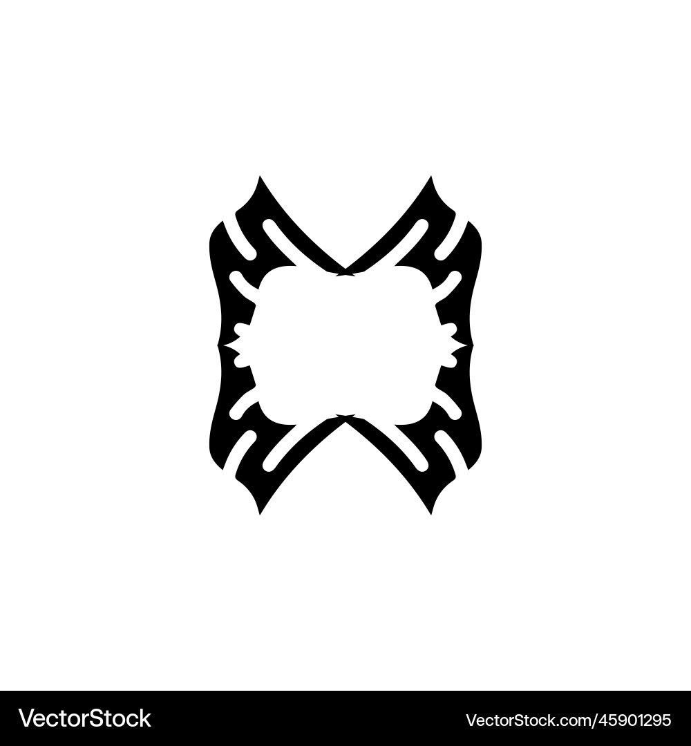 Text frame icon simple style poster Vector Image