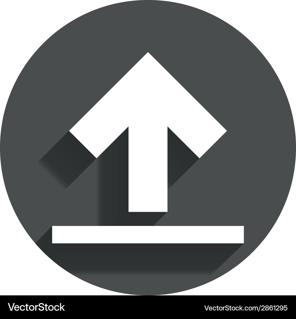 This side up sign icon fragile package symbol vector image