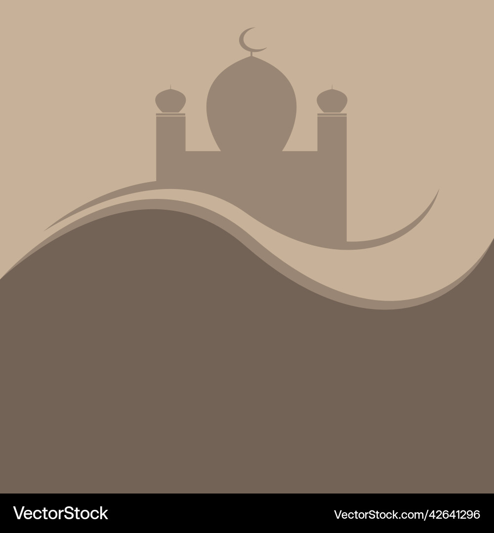 Eid al adha background template Eid al adha background template vector image