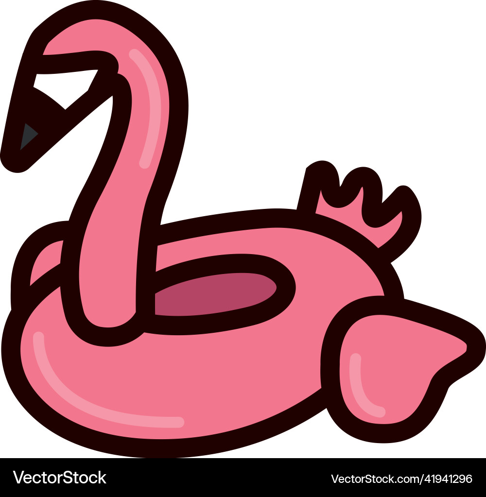 Isolated float summer icon Vector Image