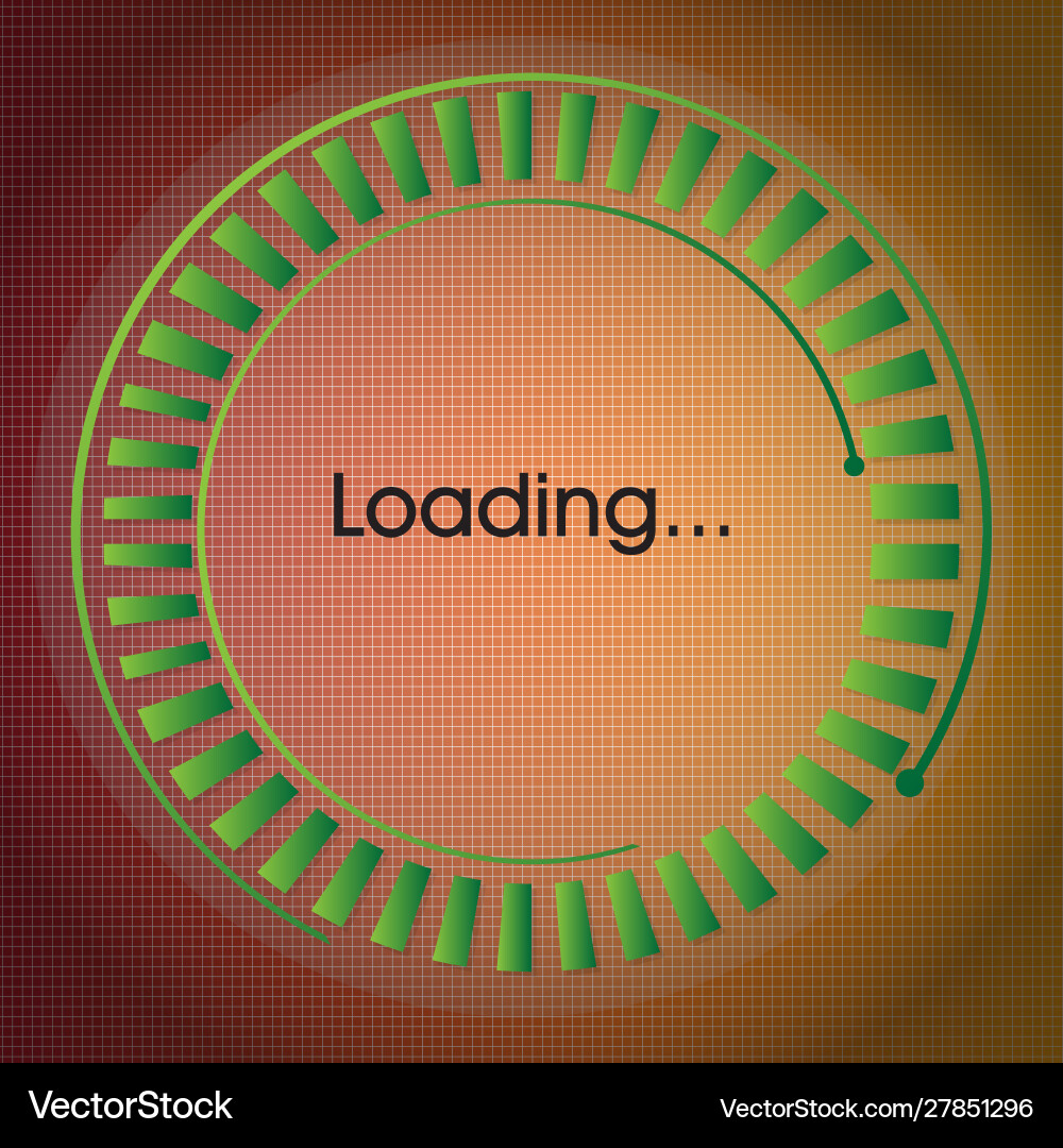 Loading bar over a textured background vector image