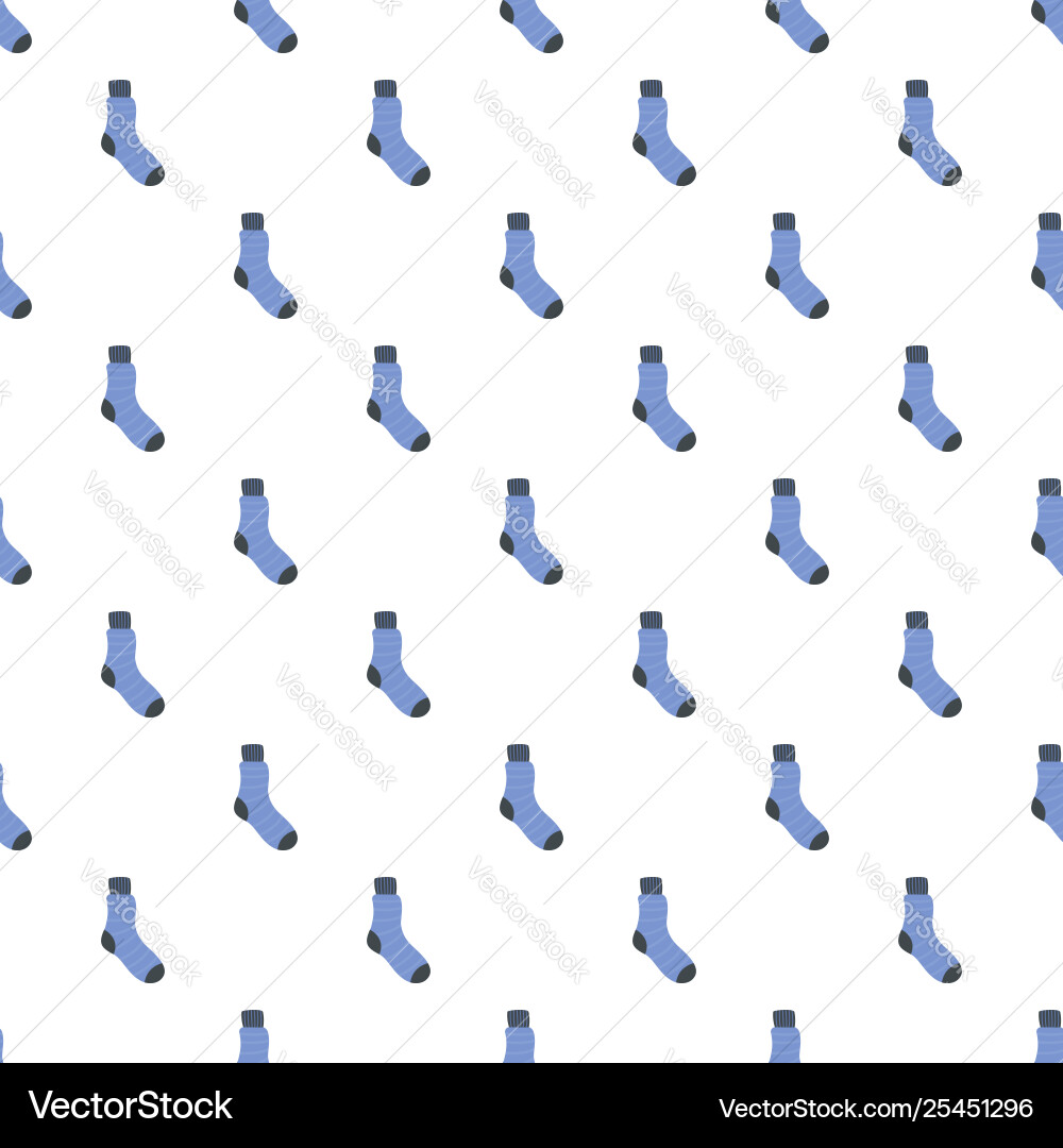 Man sock pattern seamless Vector Image