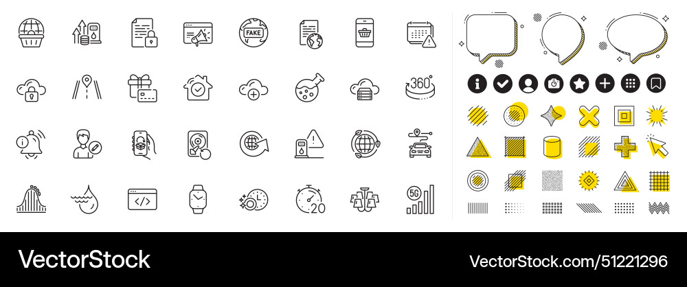 Set of seo script edit person and house security Set of seo script edit person and house security vector image