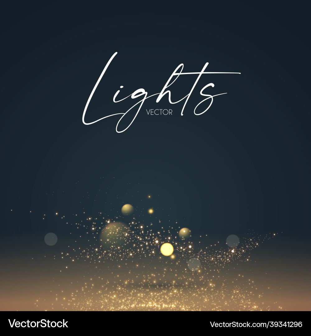 Soft bokeh elegant light effect fluid vector image