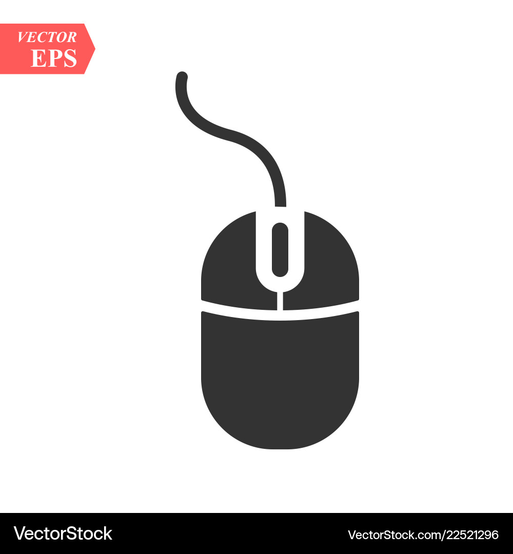 Version computer mouse icon eps 10 Version computer mouse icon eps 10 Vector Image