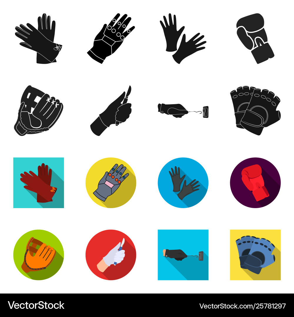 Isolated object knitted and keeper icon set vector image