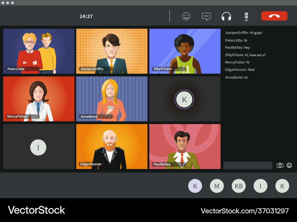 Screen video conference modern software