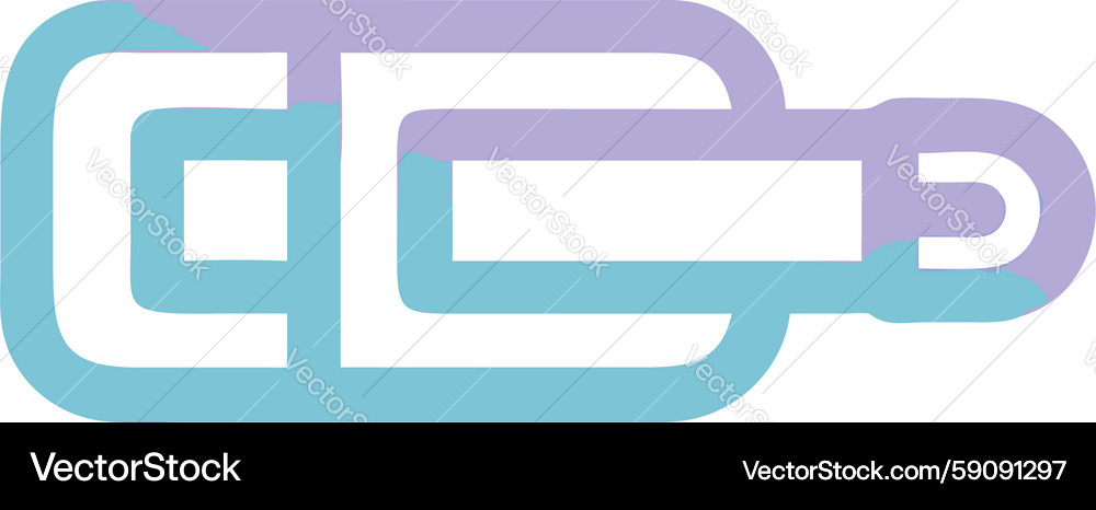 Secure Network Chain Link Icon Vector Image