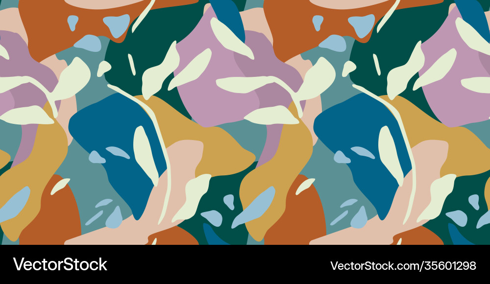 Abstract Leaf Pattern vector image