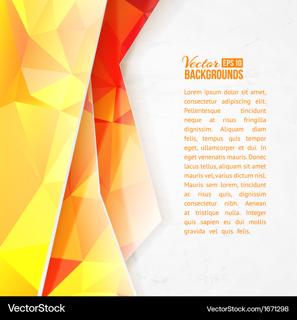 Abstract triangle wave design vector image