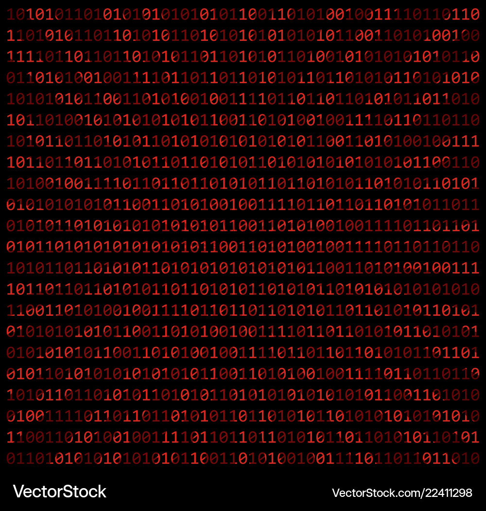 Binärcode Null ein Matrix rot Hintergrund Binärcode Null ein Matrix rot Hintergrund vektorbild