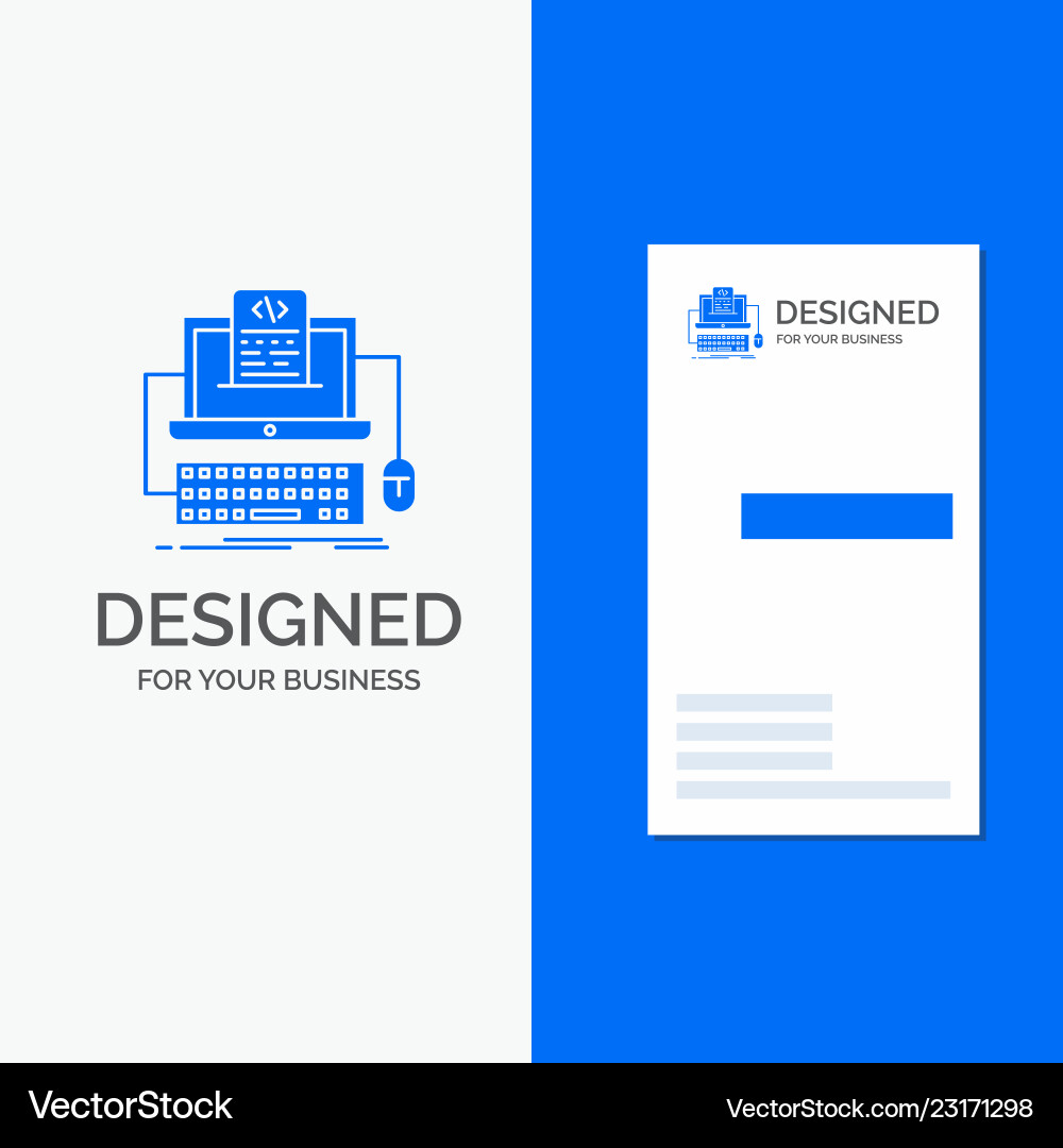Code & Computer Business Logo vector image