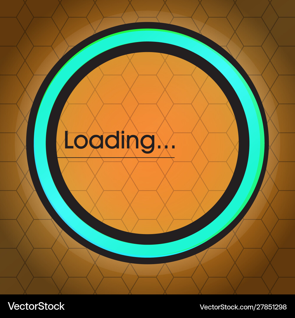 Loading bar over a textured background Vector Image