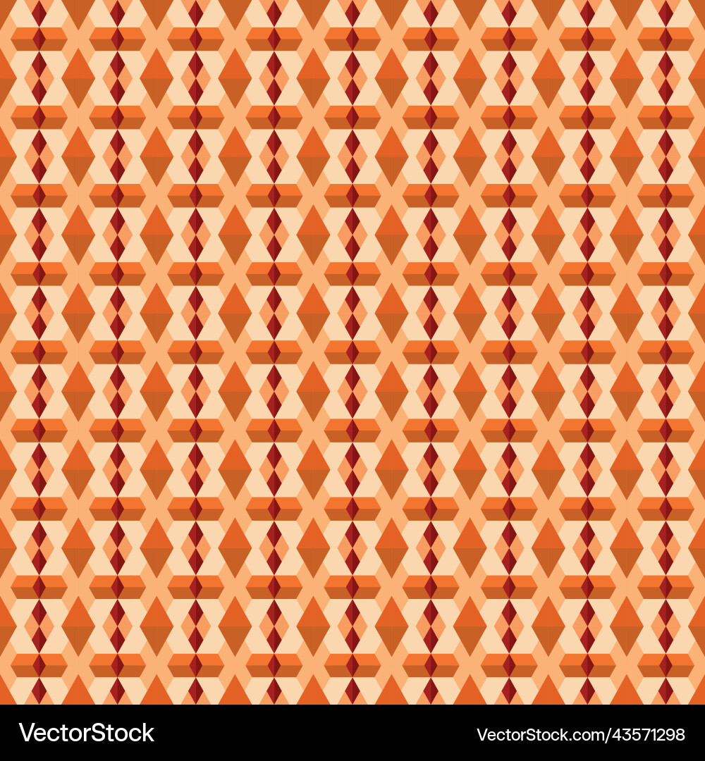 Rectangular geometric seamless pattern design vector image
