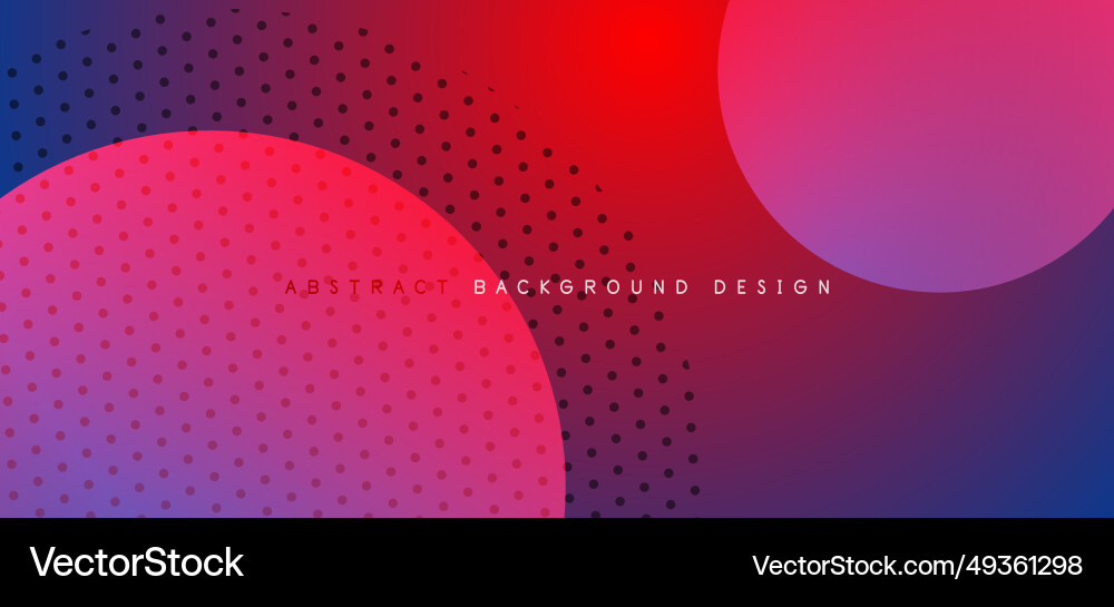 Tech Circles Abstract Background vector image