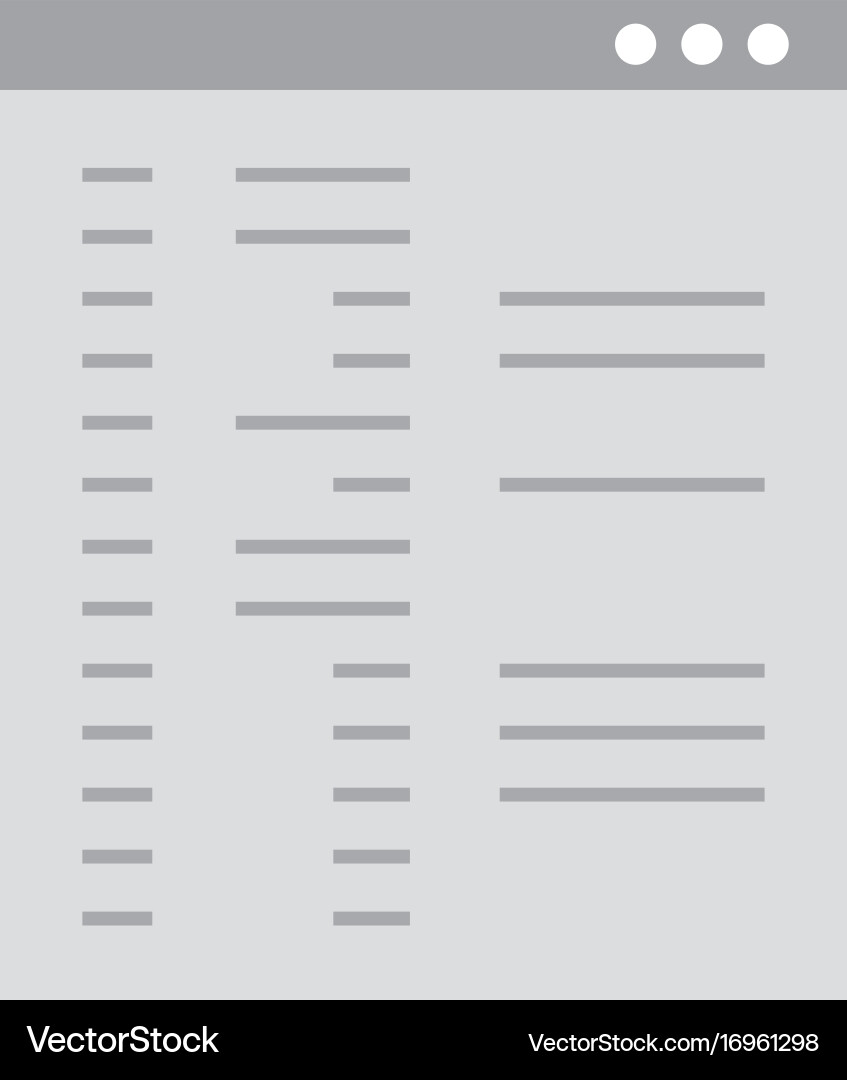 Template computer isolated icon vector image