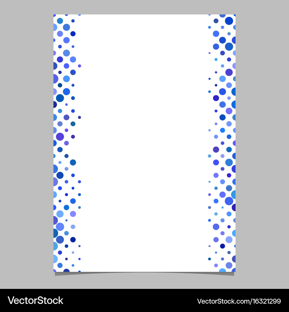 Circle pattern page background template vector image