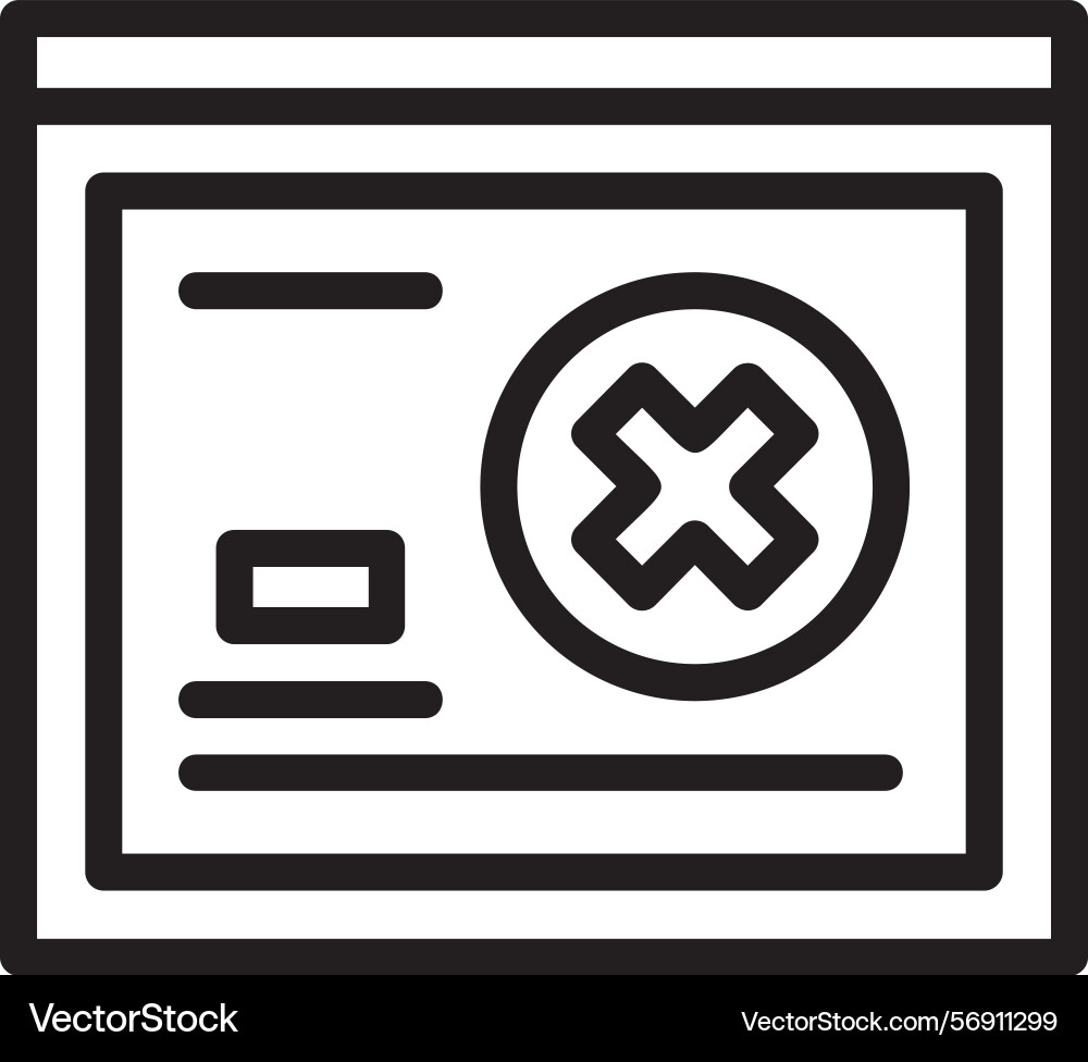 Cross linear style icon design Vector Image