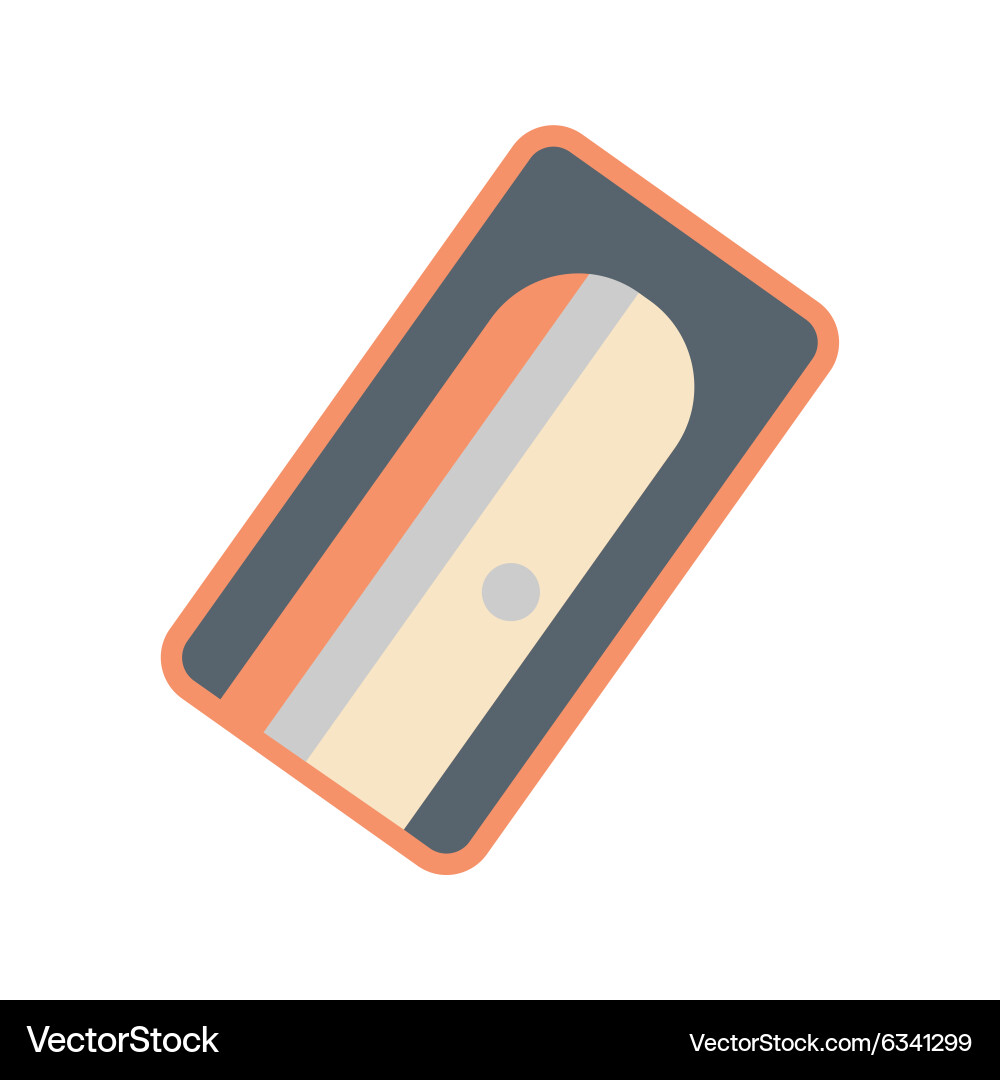 Flat with shadow icon and mobile application vector image