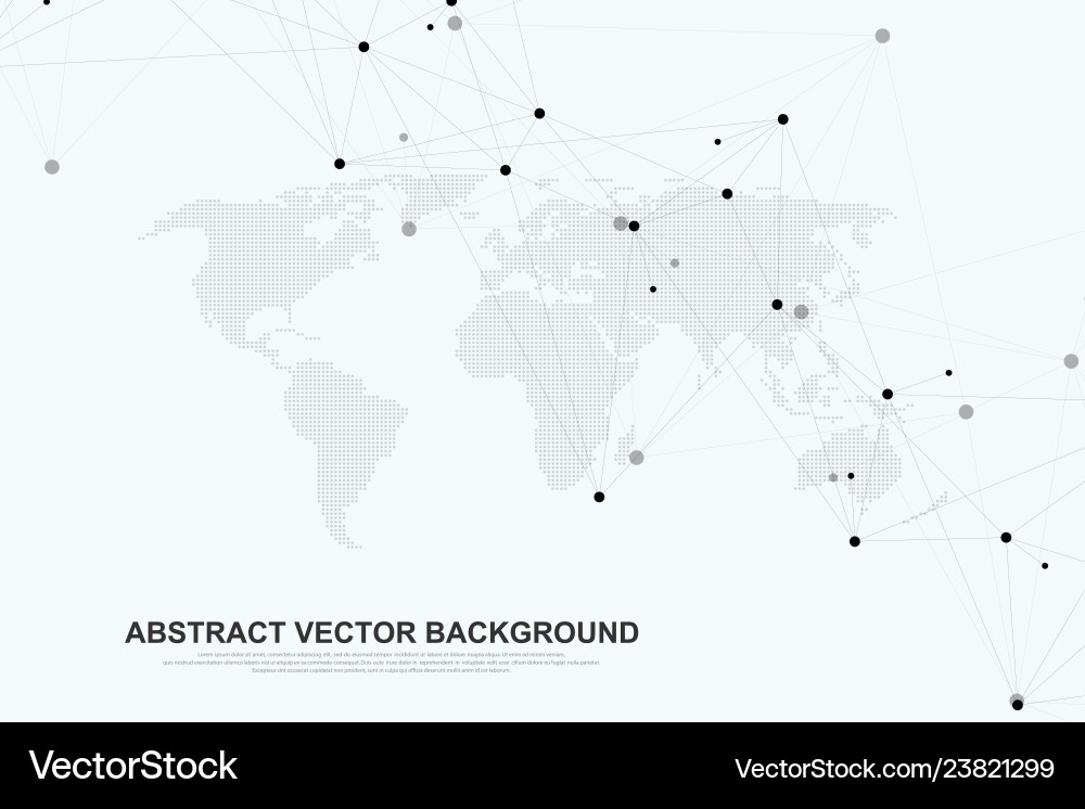 Networking connection concept abstract technology Networking connection concept abstract technology vector image
