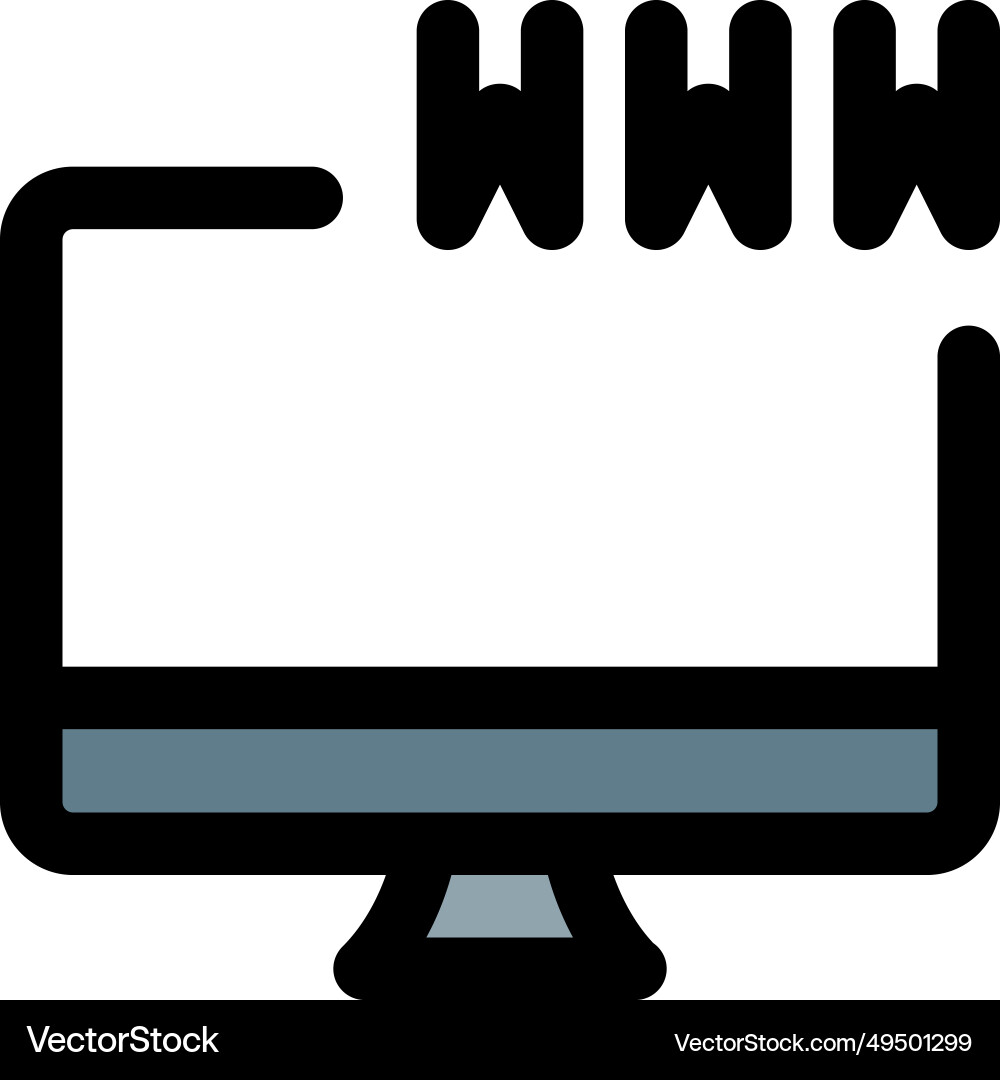 Url used to specify the address or location vector image