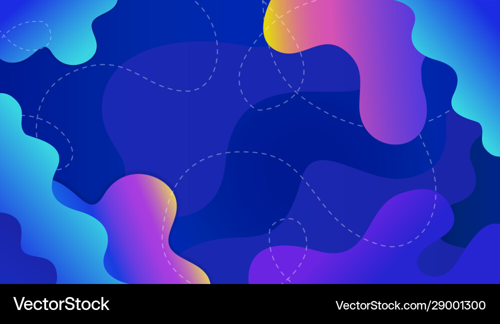 Abstract color background with geometric elements vector image
