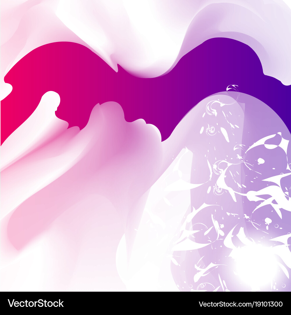 Abstract wave colorful background with spark vector image