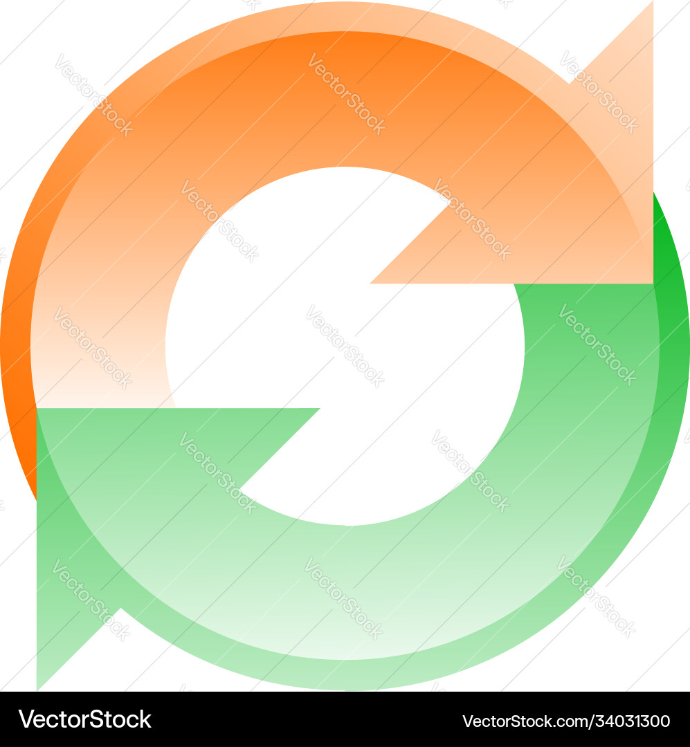 Cycle and cyclical arrows circular concentric Cycle and cyclical arrows circular concentric vector image
