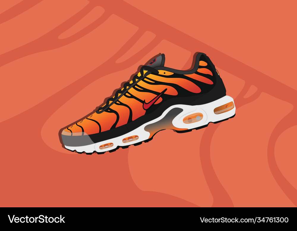 Nike Air Max Tiger Tuned - OG Vector Image