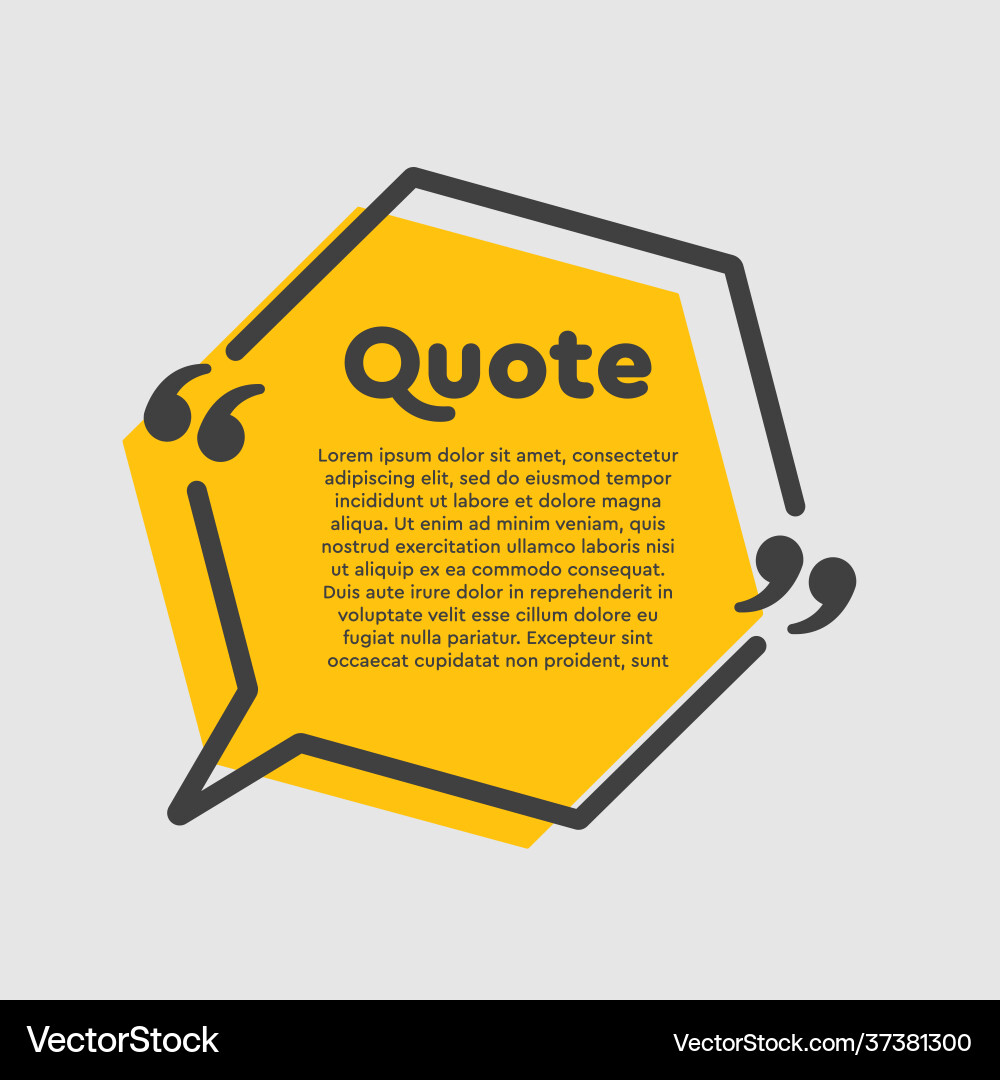 Quote hex text with bracket background Quote hex text with bracket background vector image