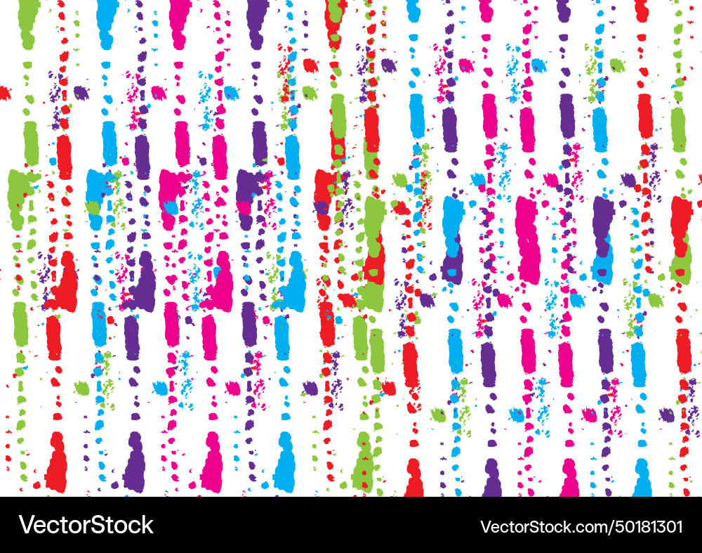 Abstract splatter colorful pattern background Vector Image