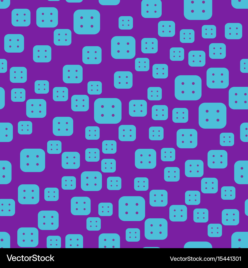 Colored buttons seamless pattern shape art vector image