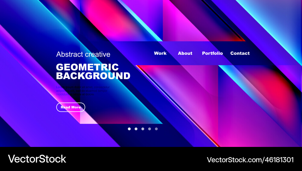 Dynamic triangle design with fluid gradient colors Dynamic triangle design with fluid gradient colors Vector Image