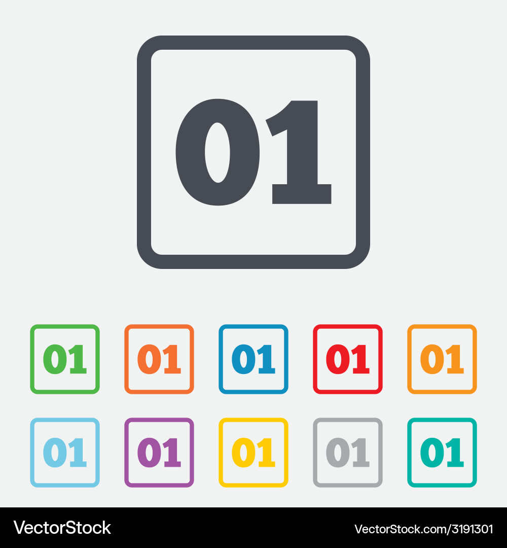 First step sign loading process symbol Vector Image