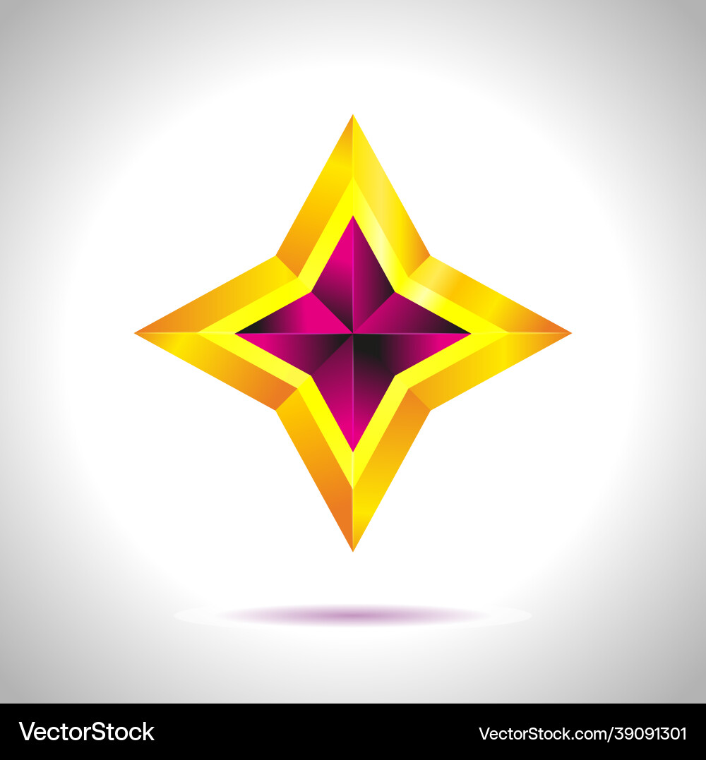 Glanzgold Stern Weihnachten für Design auf weiß Glanzgold Stern Weihnachten für Design auf weiß vektorbild