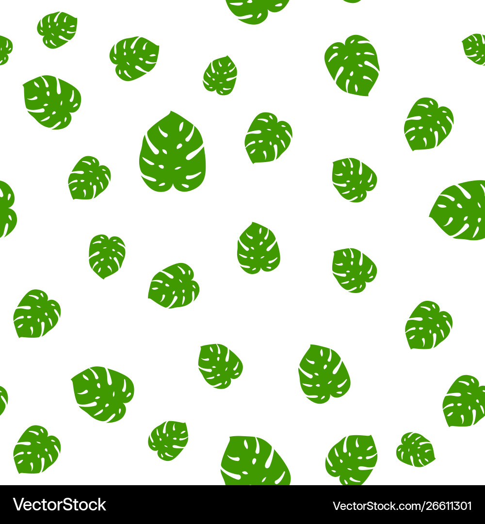 Tropical seamless pattern palm jungle floral Tropical seamless pattern palm jungle floral vector image
