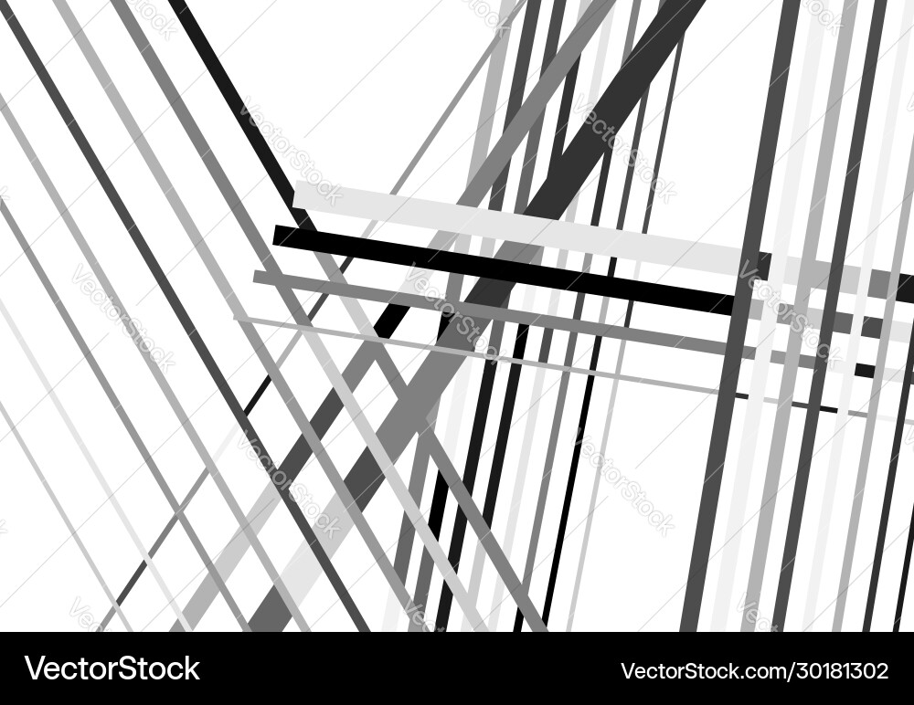 Abstract geometric art with random chaotic lines Abstract geometric art with random chaotic lines vector image
