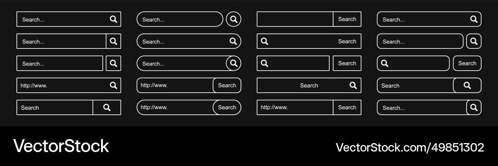 Big set loading icons load progress bar Big set loading icons load progress bar vector image