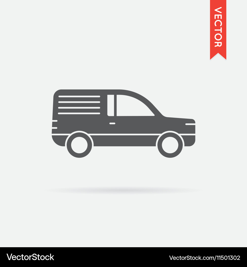 Car icon object image vector image