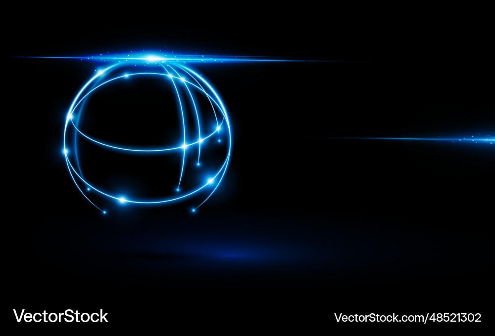 Global network connection world map point Global network connection world map point vector image