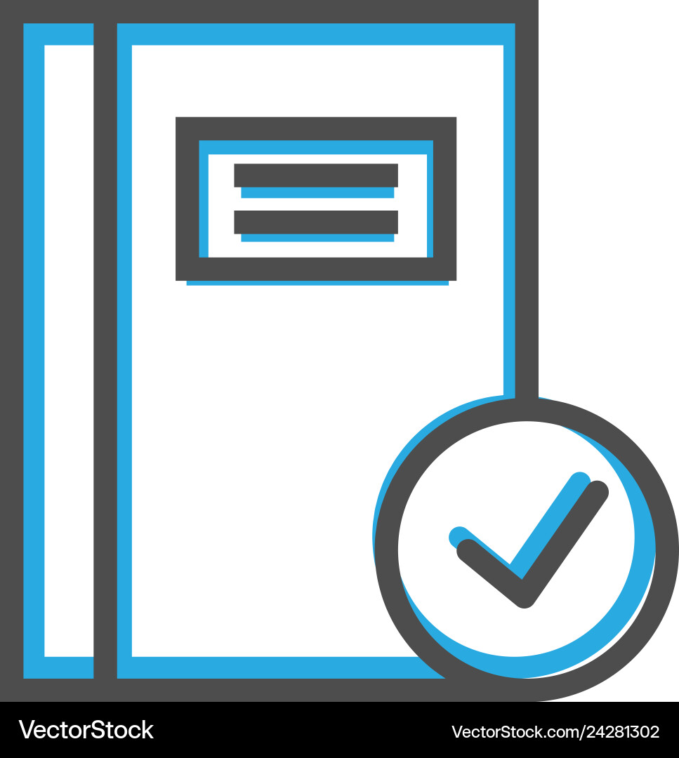 Notebook Icon - Interaction vector image
