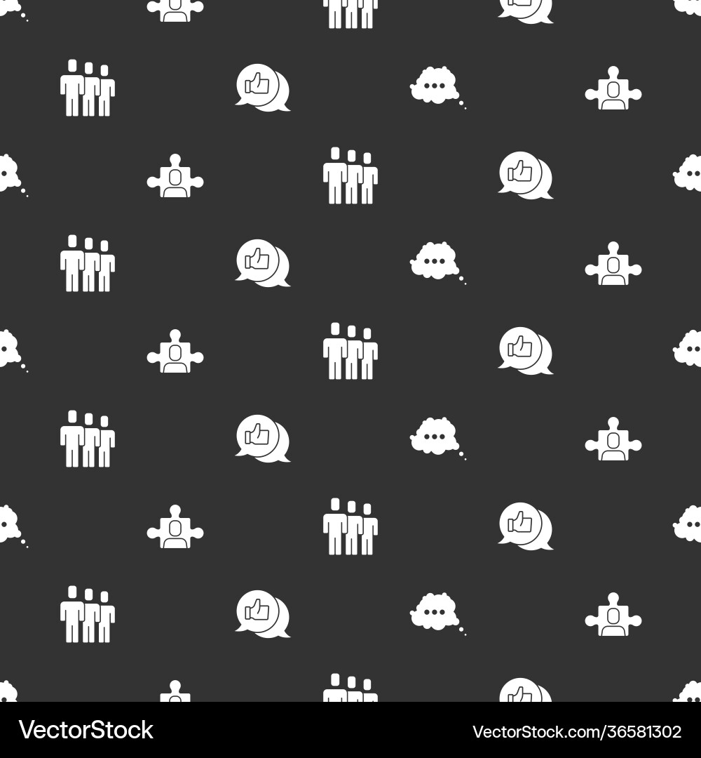 Set speech bubble chat project team base users Vector Image