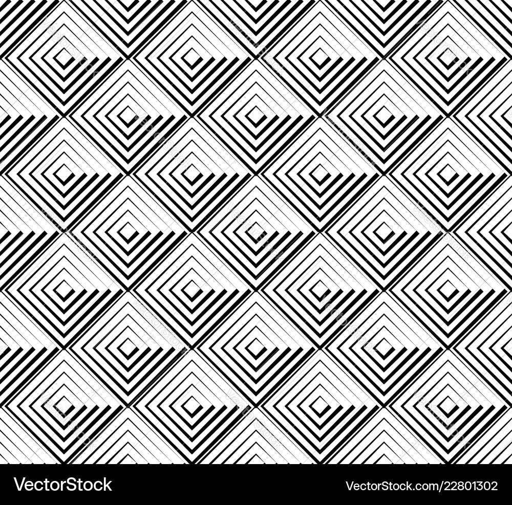 Square pattern series seamlessly repeatable Vector Image