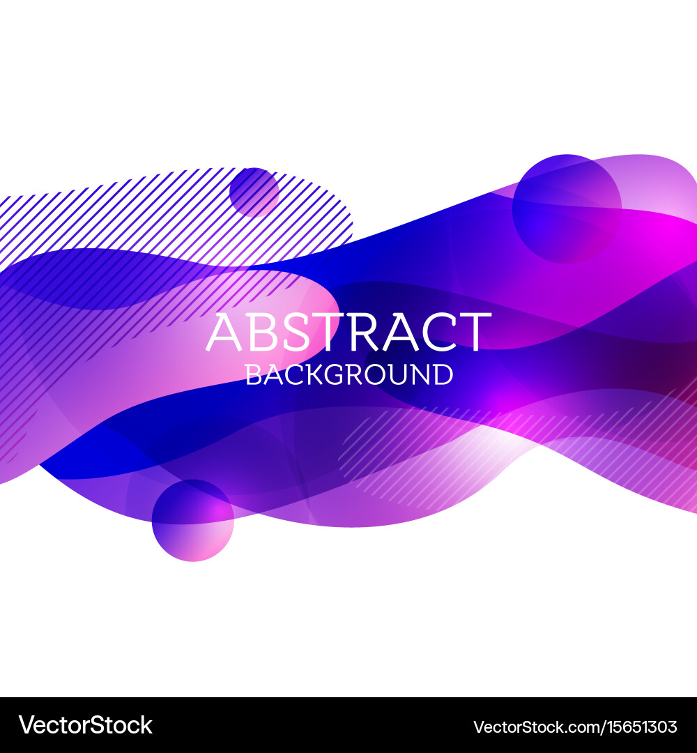 Abstract 3d colorful gradient drop liquid vector image