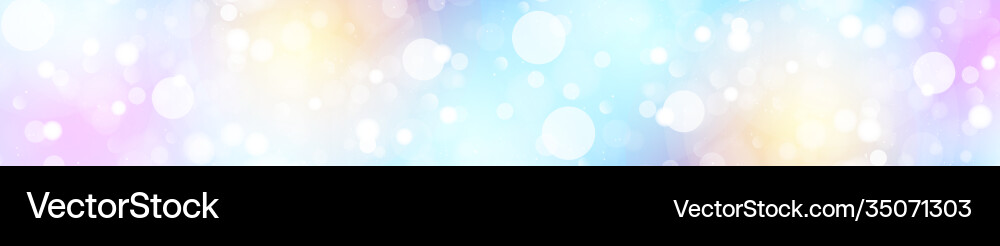Abstract Bokeh Blurred Background vector image