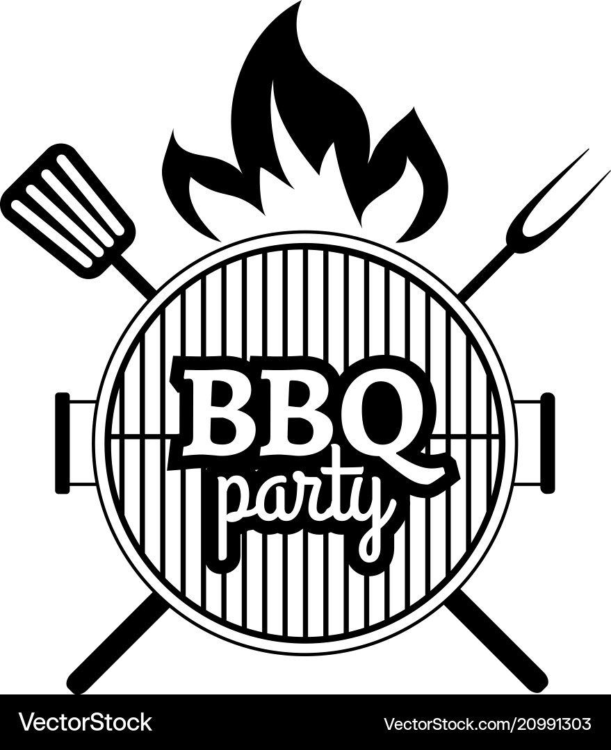 Barbecue Party Icons vector image