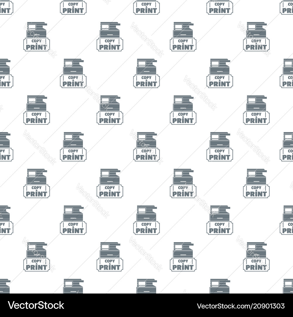 Copy and print pattern seamless Copy and print pattern seamless vector image