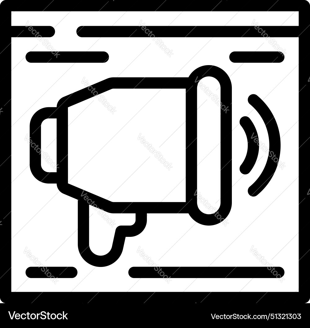 Faq forum icon outline questions Royalty Free Vector Image